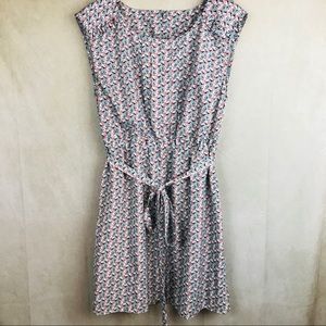 Black Rainn | Ribbon Belted Dress | Blue | L